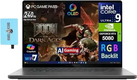 ASUS ROG Zephyrus G16 Ultra gaming laptop with OLED display