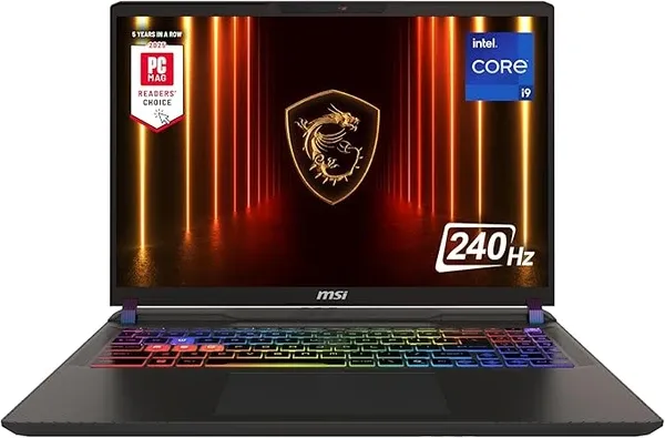 MSI Vector 16 HX AI gaming laptop