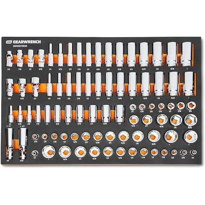 GearWrench 85-Piece Ratcheting Wrench and Socket Set — Premium Pick GearWrench 85-Piece Ratcheting Set product photo