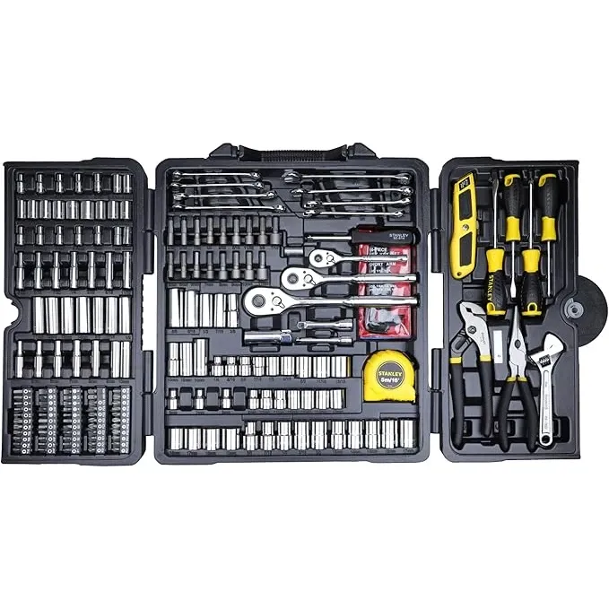 Stanley 210-Piece Socket Set — Heritage Quality Stanley 210-Piece Socket Set