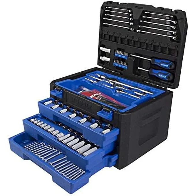 Kobalt 227-Piece Mechanics Tool Set — Solid Performer Kobalt 227-Piece Mechanics Set