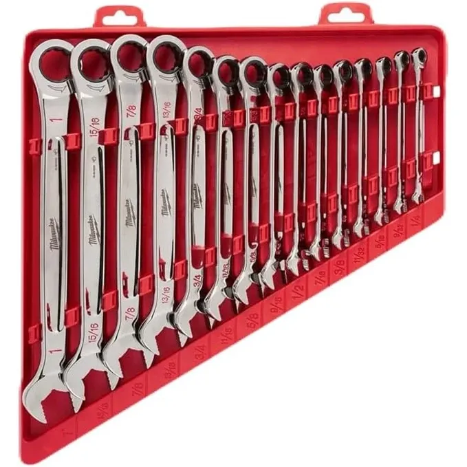 Milwaukee Metric Ratcheting Combination Wrench Set — Premium Choice Milwaukee metric ratcheting combination wrench set professional grade with black oxide finish