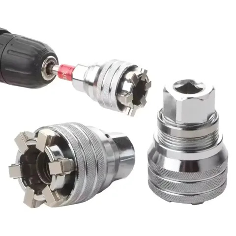3/8 inch universal socket wrench 10-19mm adjustable hex head compatible with standard ratchet drives