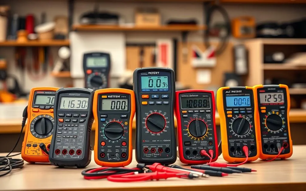 Best budget multimeters and test accessories from AliExpress {year} on a workbench