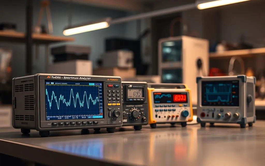 Best optical and RF measurement tools from AliExpress {year} on an electronics workshop bench