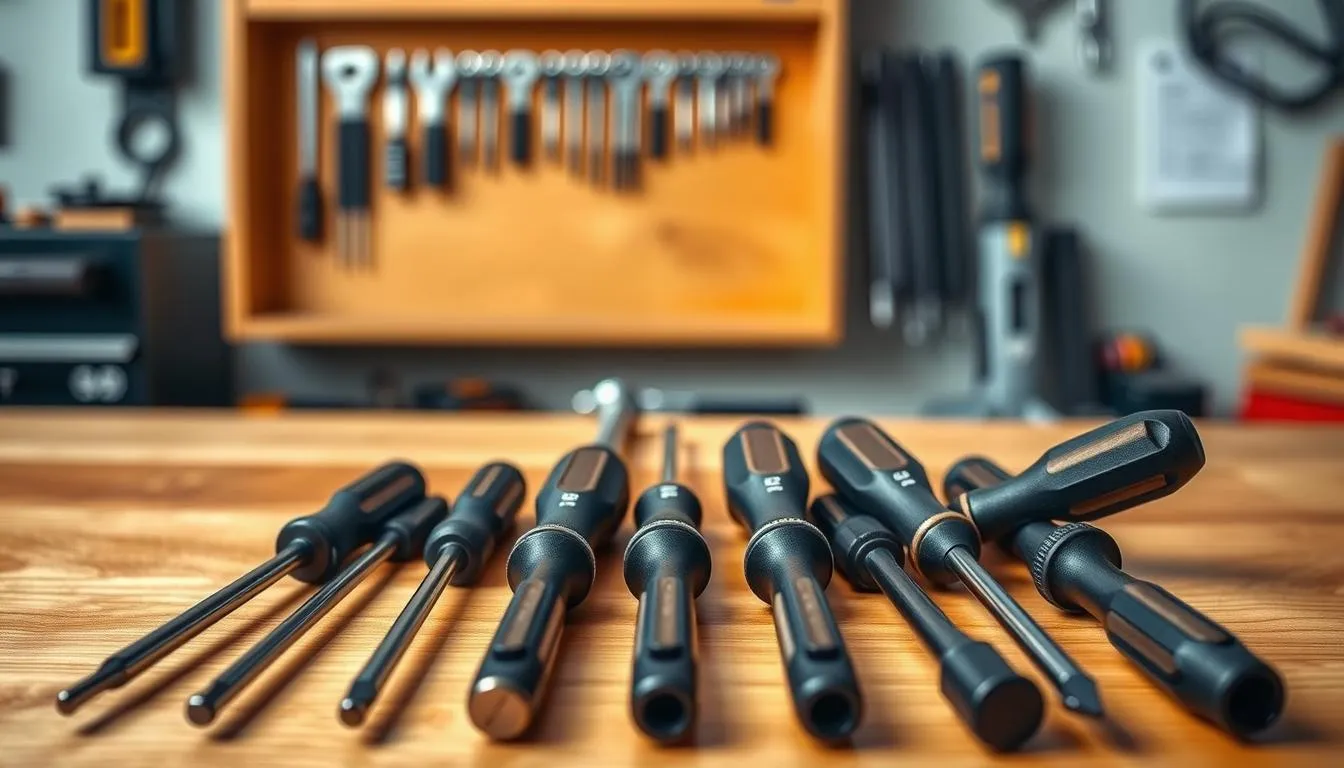 Best precision screwdriver sets from AliExpress {year} displayed on an electronics repair workbench