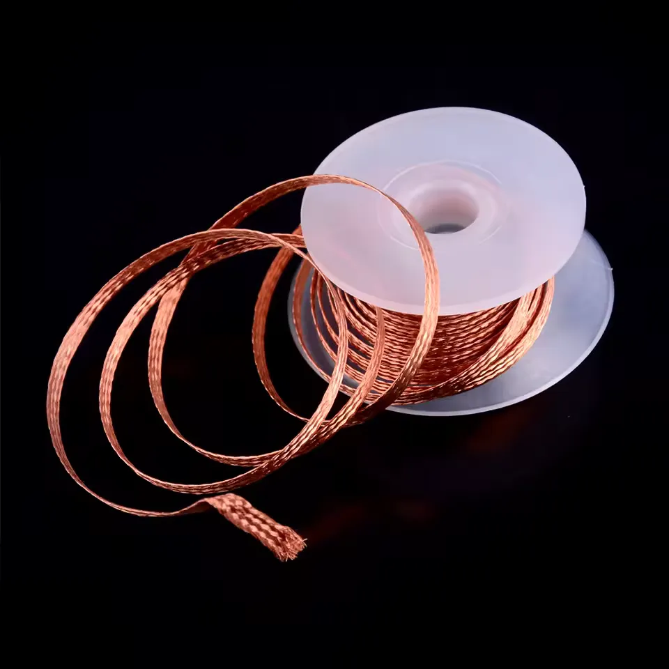Desoldering braid wick 2.0mm and 3.5mm width 1.5M compact format for precision electronics fine-pitch SMD