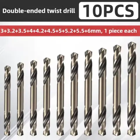 DUTRIEUX auger drill bits for stainless steel showing high-penetration spiral flute design in 3-6mm range