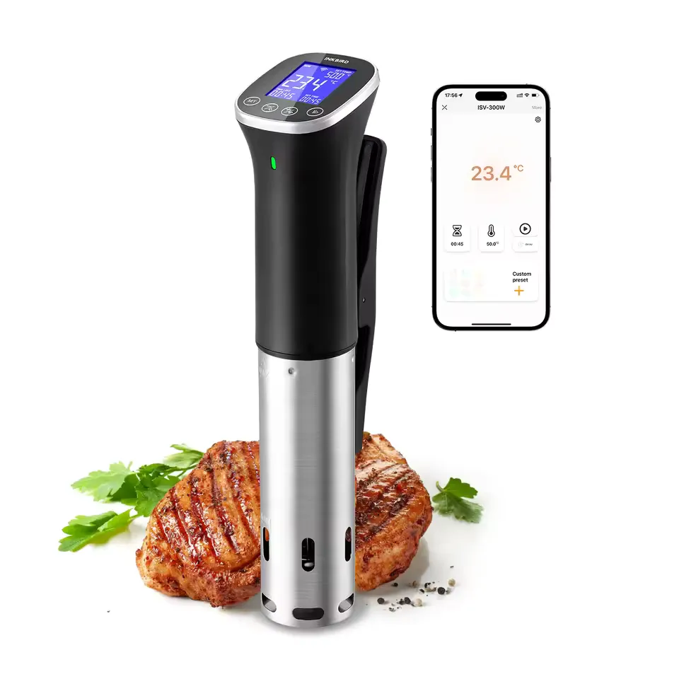 INKBIRD ISV-300W Wi-Fi Sous Vide Cooker 300W — Best Value INKBIRD ISV-300W Wi-Fi sous vide cooker 300W with IPX7 waterproof rating in water bath