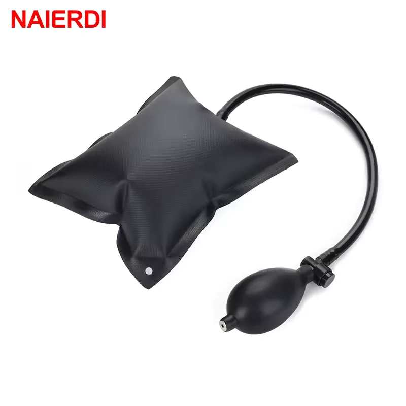 NAIERDI 6.5 inch car door opening kit with air wedge pump and non-marring slim tools for auto locksmith work