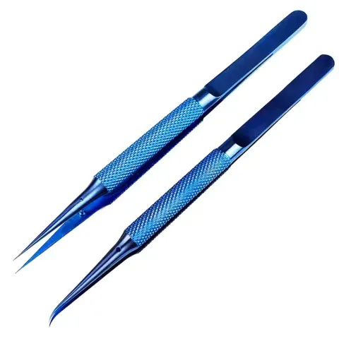 Titanium alloy precision tweezers for professional motherboard and micro-soldering component repair
