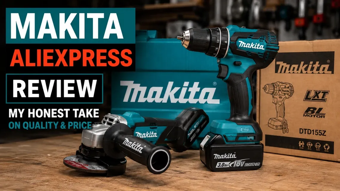 Makita power tools and batteries on AliExpress