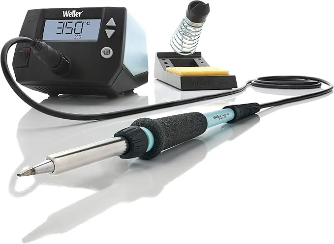 Weller WE1010NA digital soldering station with LCD display and pencil iron