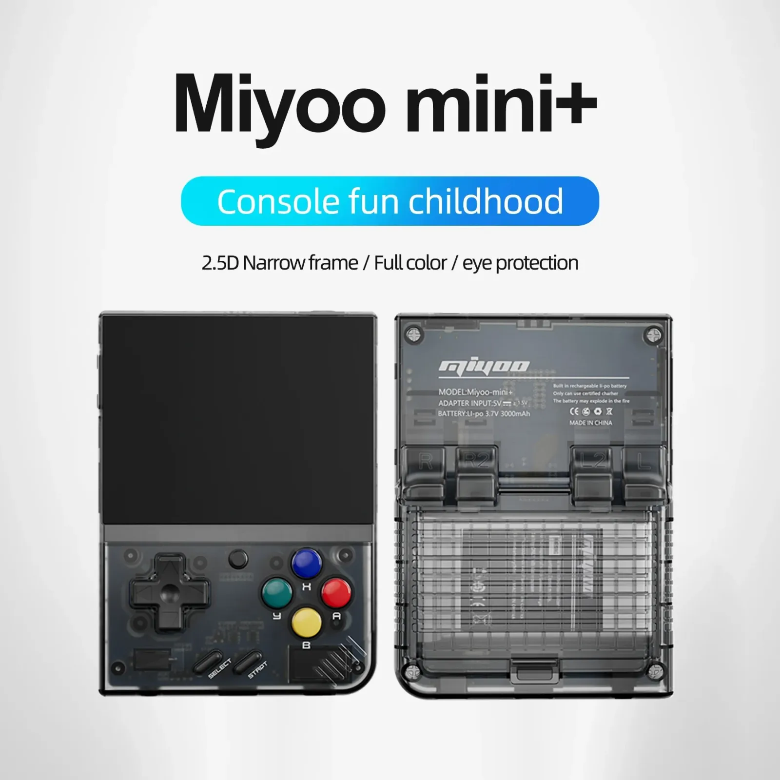 MIYOO Mini Plus V2 — Compact Retro Handheld Console with Linux System