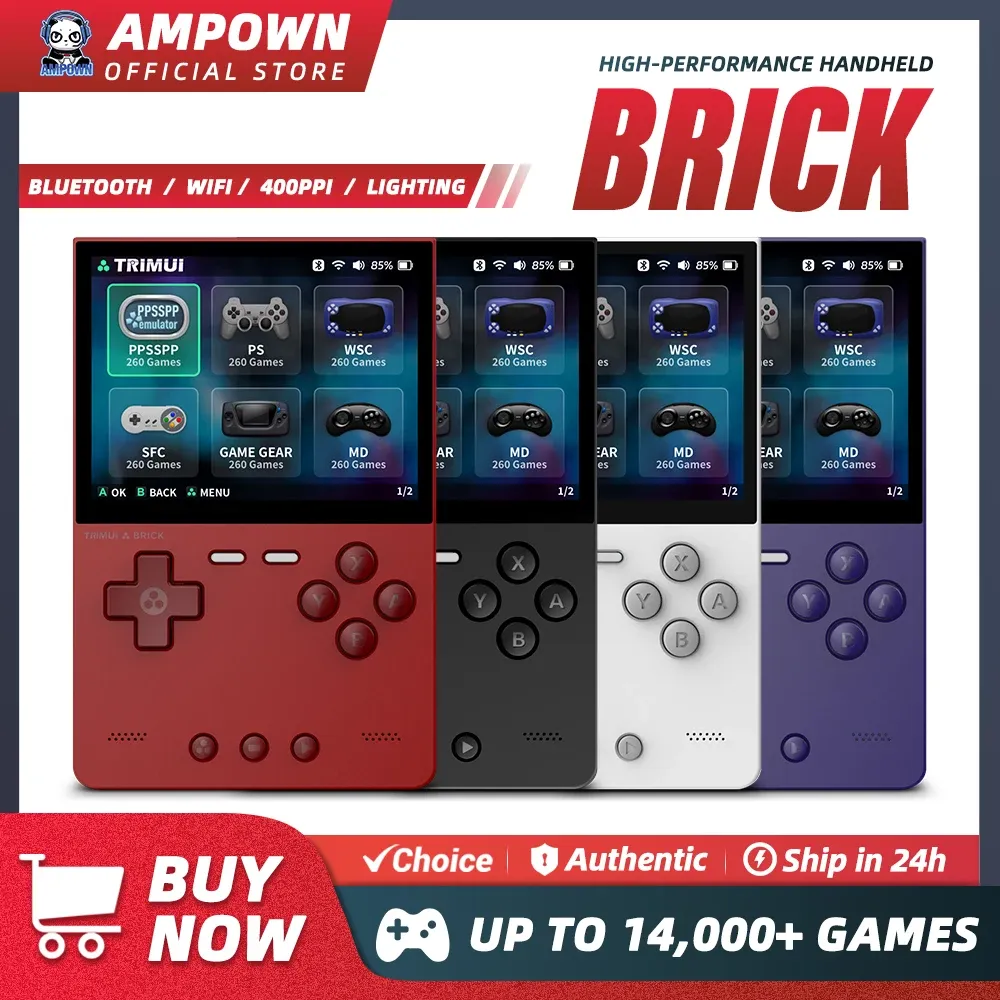 TRIMUI BRICK Gaming Console — A Premium 3.2" Handheld Player with Metal Design